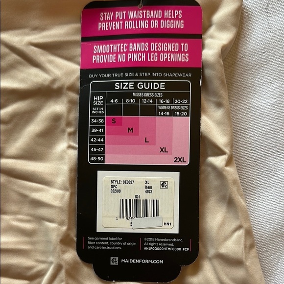 Maidenform High Waist Briefs in Beige - Picture 3 of 5